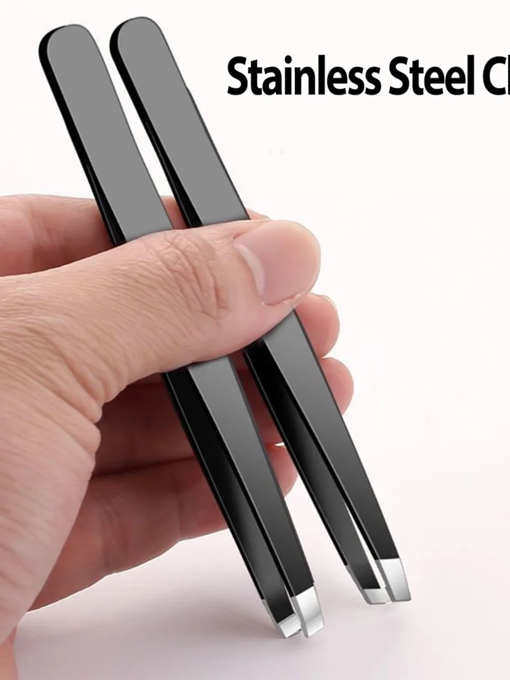 Tweezers Set -Professional Stainless Steel Tweezers for Eyebrows Great Precision